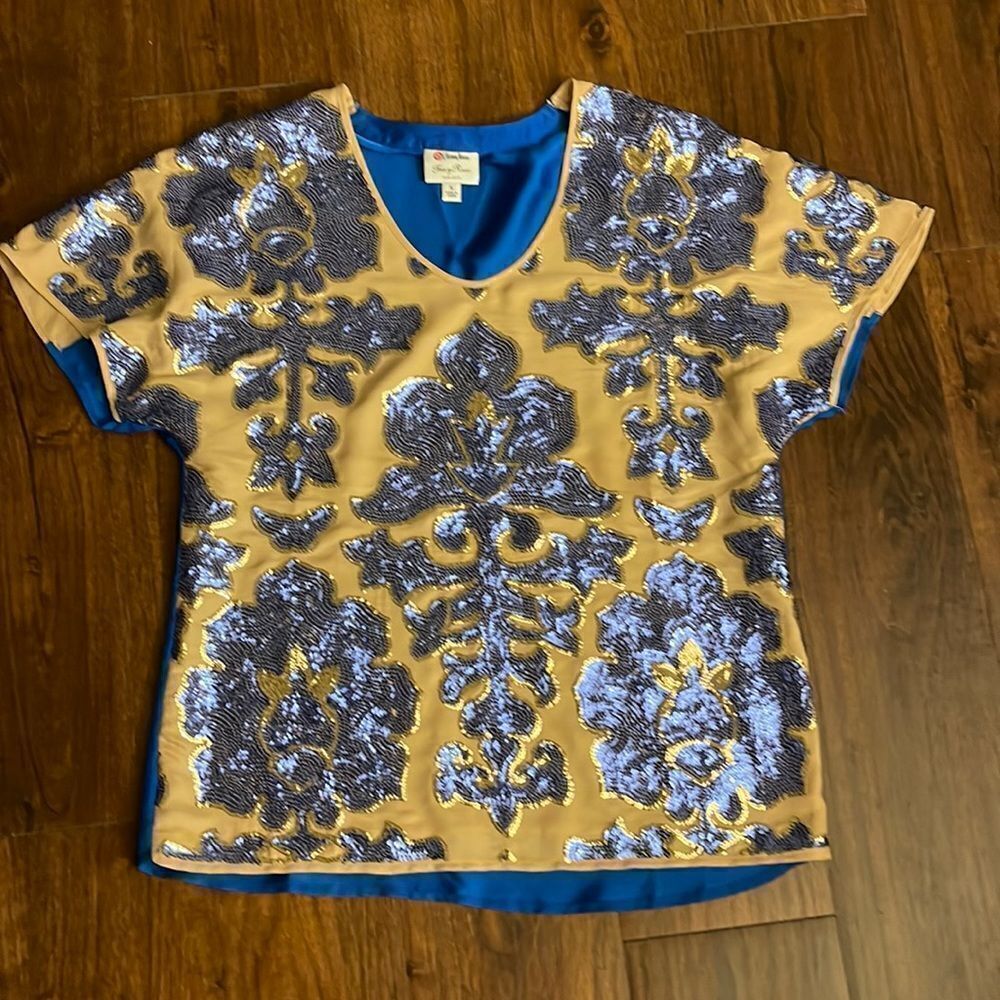 Tracey Reese for Nieman Marcus Sequin Top Size Small